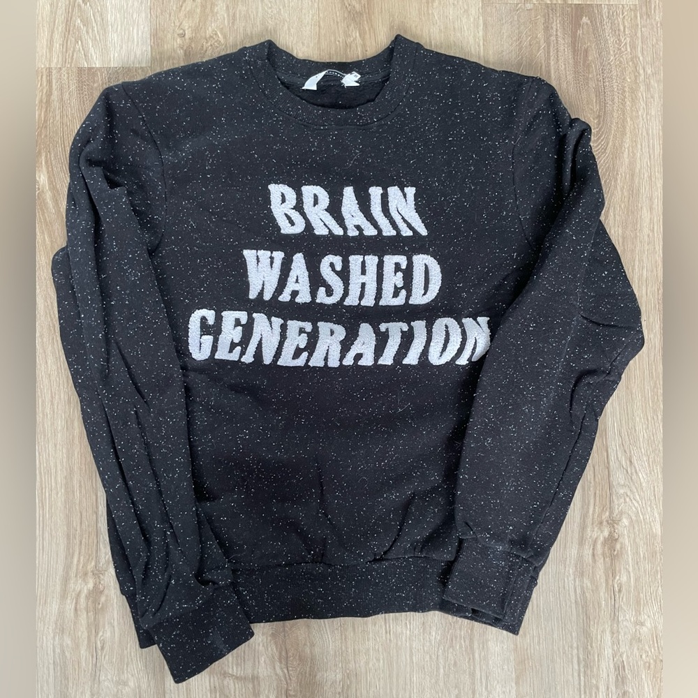 ELEVENPARIS Graphic Sweater [black with white specks]